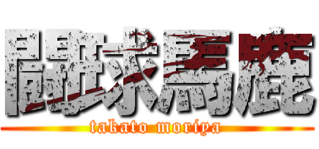 闘球馬鹿 (takato moriya)
