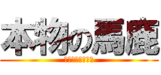 本物の馬鹿 (標準語しゃべれん)