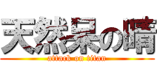 天然呆の晴 (attack on titan)