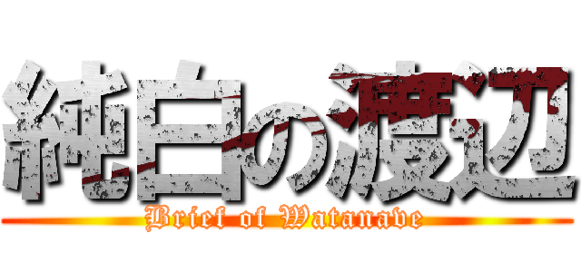 純白の渡辺 (Brief of Watanave)