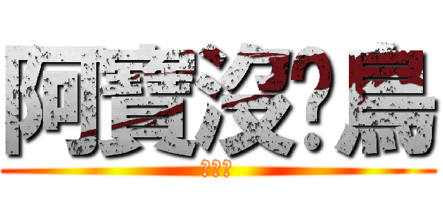 阿寶沒洨鳥 (沒洨鳥)