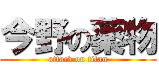 今野の薬物 (attack on titan)