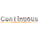 Ｃｏｎｔｉｎｕｏｕｓ (Verb Tenses in Sentences)