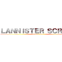 ＬＡＮＮＩＳＴＥＲ ＳＣＲＩＭＳ (attack on titan)