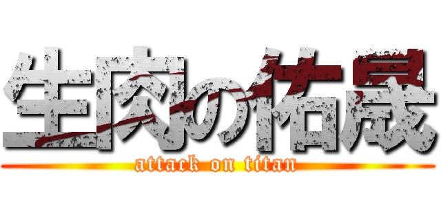 生肉の佑晟 (attack on titan)