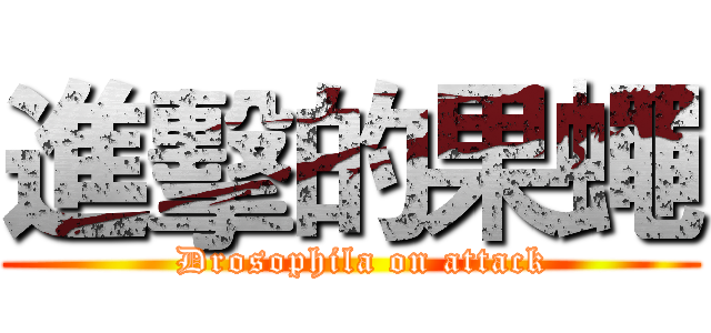 進擊的果蠅 (  Drosophila on attack)