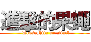 進擊的果蠅 (  Drosophila on attack)