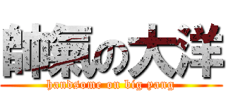 帥氣の大洋 (handsome on big yang)