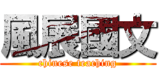 風展國文 (chinese teaching)