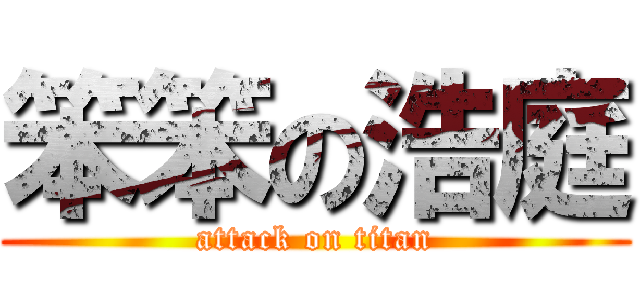 笨笨の浩庭 (attack on titan)