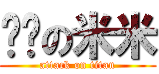 傻傻の米米 (attack on titan)