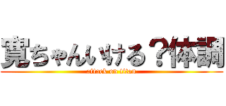 寛ちゃんいける？体調 (attack on titan)