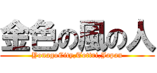 金色の風の人 (YonagoCity,Tottri,Japan)