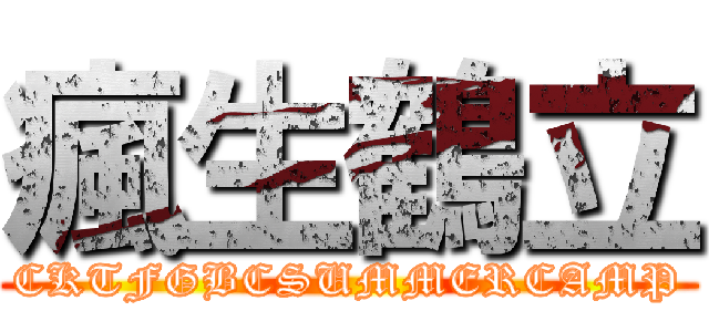 瘋生鶴立 (CKTFGBCSUMMERCAMP)