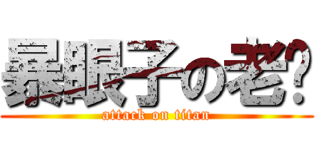 暴眼子の老头 (attack on titan)