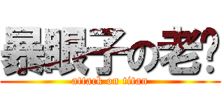 暴眼子の老头 (attack on titan)
