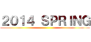 ２０１４ ＳＰＲＩＮＧ ()
