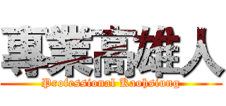 專業高雄人 (Professional Kaohsiung)