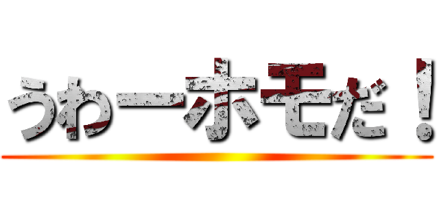 うわーホモだ！ ()