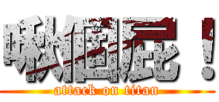 啾個屁！ (attack on titan)