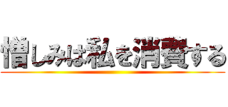 憎しみは私を消費する ()