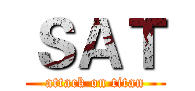 ＳＡＴ (attack on titan)