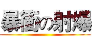 暴衝の射爆 ()