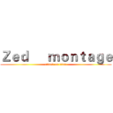 Ｚｅｄ      ｍｏｎｔａｇｅ (attack on titan)