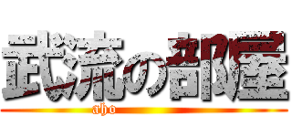 武流の部屋 (aho              )