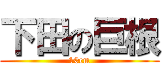 下田の巨根 (10cm)