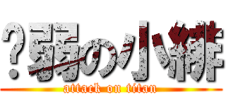 瘦弱の小緋 (attack on titan)