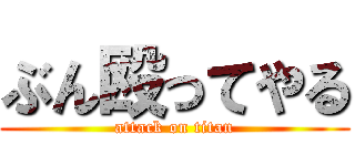ぶん殴ってやる (attack on titan)