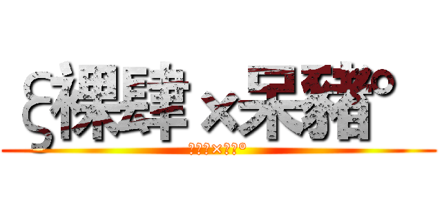 ξ裸肆×呆豬° (ξ裸肆×呆豬°)