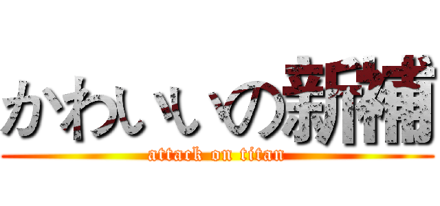 かわいいの新補 (attack on titan)