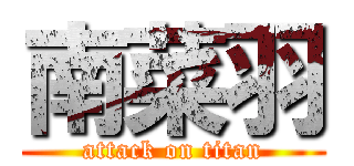 南菜羽 (attack on titan)