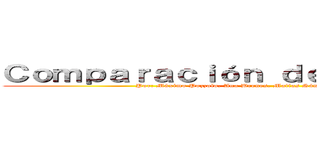 Ｃｏｍｐａｒａｃｉóｎ ｄｅ Ｅｓｔｒｅｌｌａｓ (Por: Máximo Pozzolo, Ana Brenes, Matías Sánchez y Francisco López)