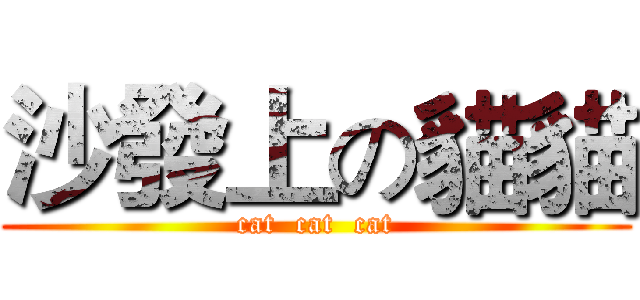 沙發上の貓貓 (cat  cat  cat)