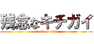 残念なキチガイ (attack on titan)
