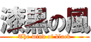漆黒の風 (The wind of black)