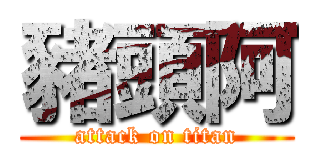 豬頭阿 (attack on titan)