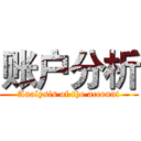 账户分析 (Analysis of the account)