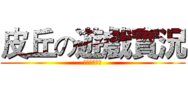 皮丘の遊戲實況 (影片準備開始)