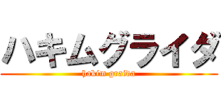 ハキムグライダ (hakim graida)