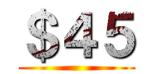 ＄４５ ()