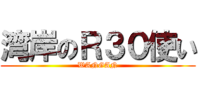 湾岸のＲ３０使い (WANGAN)