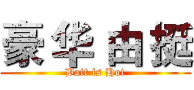 豪 华 由 挺 (Bait is Hot)