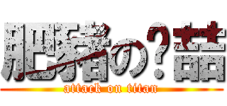 肥豬のㄚ喆 (attack on titan)