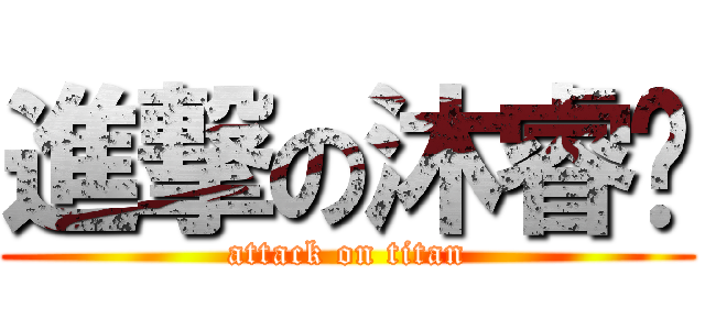 進撃の沐睿风 (attack on titan)