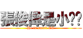 張俊偉是小雞雞 (He is small GG)