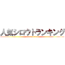 人気シロウトランキング (attack on titan)